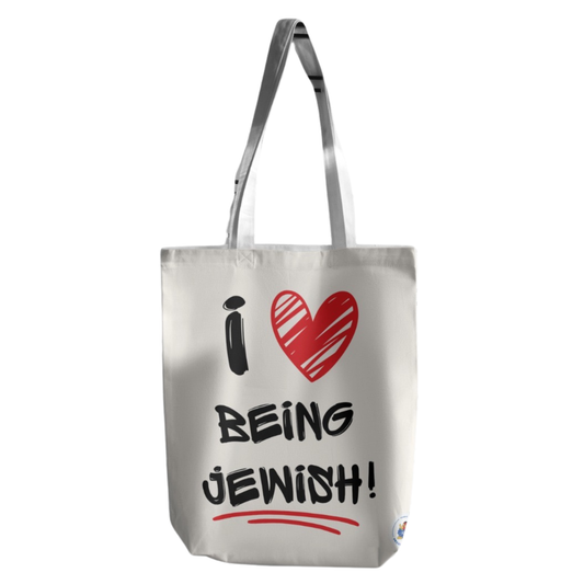 I Love Being Jewish Tote Bag